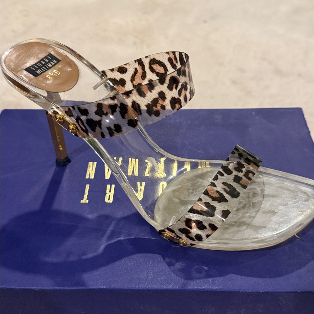 Stuart Weitzman Leopard Print Heels